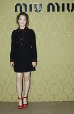 SAORISE RONAN at Miu Miu Resort Collection in Paris