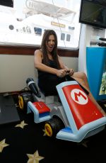 SARAH SHAHI at Nintendo Lounge at Comic-con in San Diego