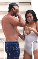 SELENA GOMEZ and CARA DELEVINGNE at a Yacht in St. Tropez