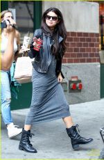 SELENA GOMEZ Arrives at Chipotle Mexican Grill in New York