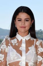 SELENA GOMEZ at a Press Conference at Ischia Global Film and Music Festival