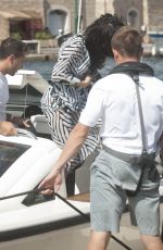 SELENA GOMEZ in Swimsuit on a Boat in St Tropez