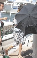SELENA GOMEZ in Swimsuit on a Boat in St Tropez
