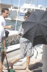 SELENA GOMEZ in Swimsuit on a Boat in St Tropez