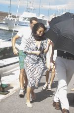 SELENA GOMEZ in Swimsuit on a Boat in St Tropez