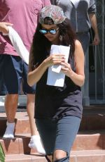 SELENA GOMEZ Leaves Ger Acting Coach in Los Angeles