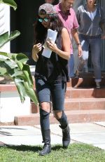 SELENA GOMEZ Leaves Ger Acting Coach in Los Angeles