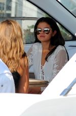 SELENA GOMEZ Leaves Hotel Della Regina Isabella in Ischia