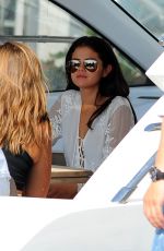 SELENA GOMEZ Leaves Hotel Della Regina Isabella in Ischia