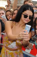 SELENA GOMEZ Out and About in Ischia
