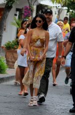SELENA GOMEZ Out and About in Ischia