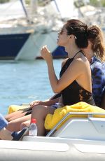 SELENA GOMEZ Out and About in Saint-Tropez