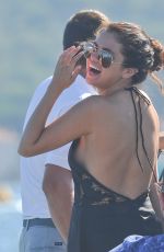 SELENA GOMEZ Out and About in Saint-Tropez