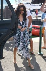 SELENA GOMEZ Out and About in St Tropez