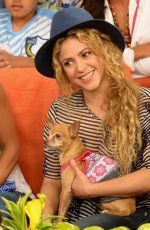 SHAKIRA at Univision’s Despierta america in Miami