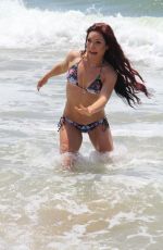 SHARNA BURGESS in Bikini on the Beach in Malibu