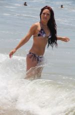 SHARNA BURGESS in Bikini on the Beach in Malibu
