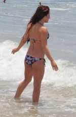 SHARNA BURGESS in Bikini on the Beach in Malibu