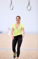 SOPHIA BUSH in Tights Working Out in Santa Monica