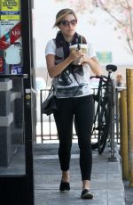 SOPHIA BUSH Leaves Starbucks in West Hollywood