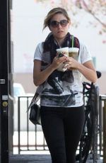 SOPHIA BUSH Leaves Starbucks in West Hollywood