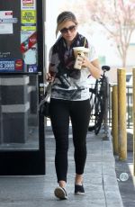 SOPHIA BUSH Leaves Starbucks in West Hollywood