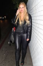 SOPHIE MONK Leaves Chateau Marmont in West Hollywood