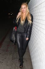 SOPHIE MONK Leaves Chateau Marmont in West Hollywood