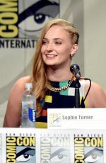 SOPHIE TURNER at Game of Thrones Panel at Comic-con in San Diego