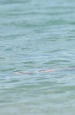 SYLVI VAN DER VAART in Black Bbikini at a Beach in St. Tropez