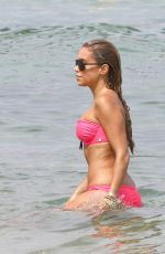SYLVIE VAN DER VAART in Bikini at a Beach in Saint-tropez