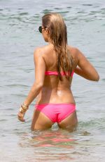 SYLVIE VAN DER VAART in Bikini at a Beach in Saint-tropez
