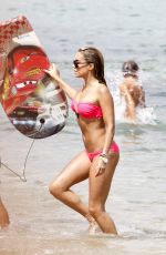 SYLVIE VAN DER VAART in Bikini at a Beach in Saint-tropez