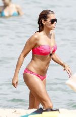 SYLVIE VAN DER VAART in Bikini at a Beach in Saint-tropez