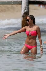 SYLVIE VAN DER VAART in Bikini at a Beach in Saint-tropez