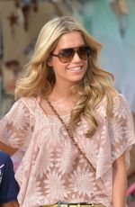 SYLVIE VAN DER VAART Out and About in Saint Tropez