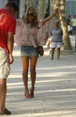 SYLVIE VAN DER VAART Out and About in Saint Tropez