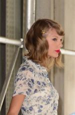 TAYLOR SWIFT in Dress Leaves a Gym in New York