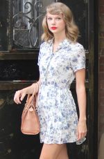 TAYLOR SWIFT in Dress Leaves a Gym in New York