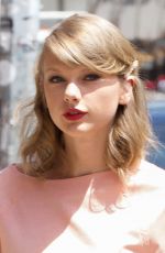TAYLOR SWIFT in Short Skirt Out and About in New York