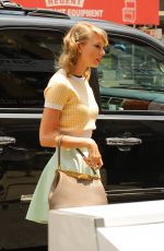 TAYLOR SWIFT in Short Skirt Out in New York 0107