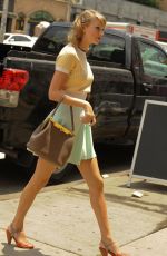 TAYLOR SWIFT in Short Skirt Out in New York 0107
