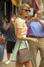 TAYLOR SWIFT in Short Skirt Out in New York 0107