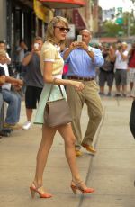 TAYLOR SWIFT in Short Skirt Out in New York 0107