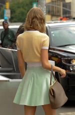 TAYLOR SWIFT in Short Skirt Out in New York 0107