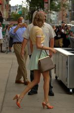 TAYLOR SWIFT in Short Skirt Out in New York 0107