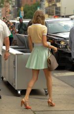 TAYLOR SWIFT in Short Skirt Out in New York 0107