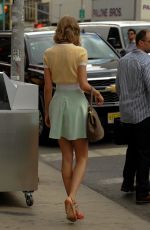 TAYLOR SWIFT in Short Skirt Out in New York 0107