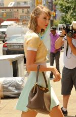 TAYLOR SWIFT in Short Skirt Out in New York 0107