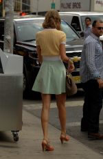 TAYLOR SWIFT in Short Skirt Out in New York 0107
